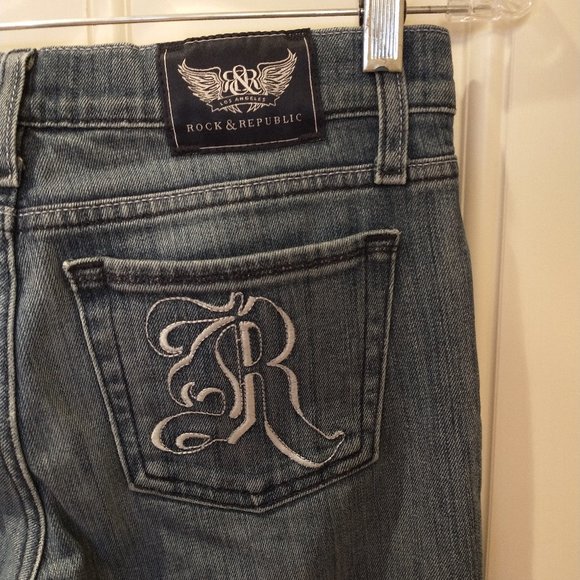 Women's Rock & Republic size 26 low rise bootcut jeans - Picture 3 of 12